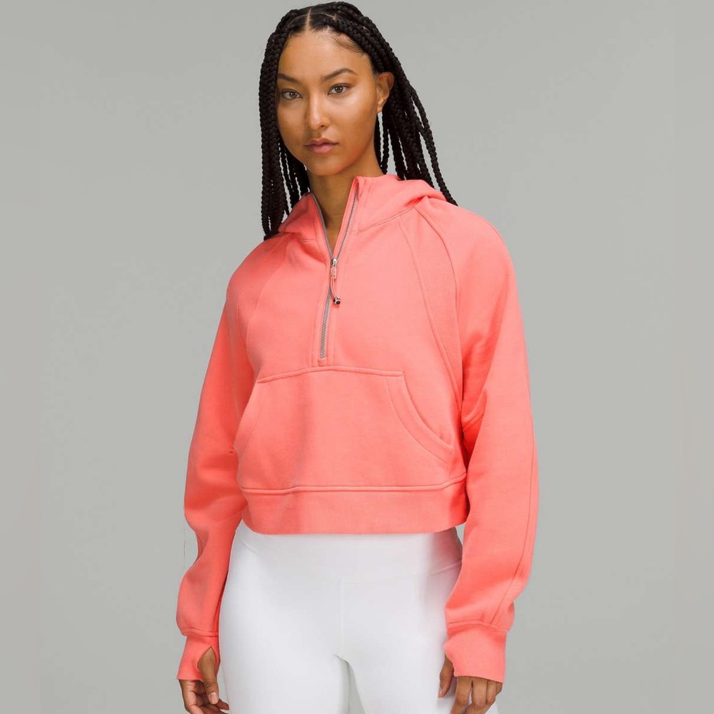 Lululemon Scuba Half Zip Size XS/S Coral